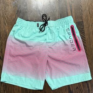 Spyder Mint Green Swim Shorts